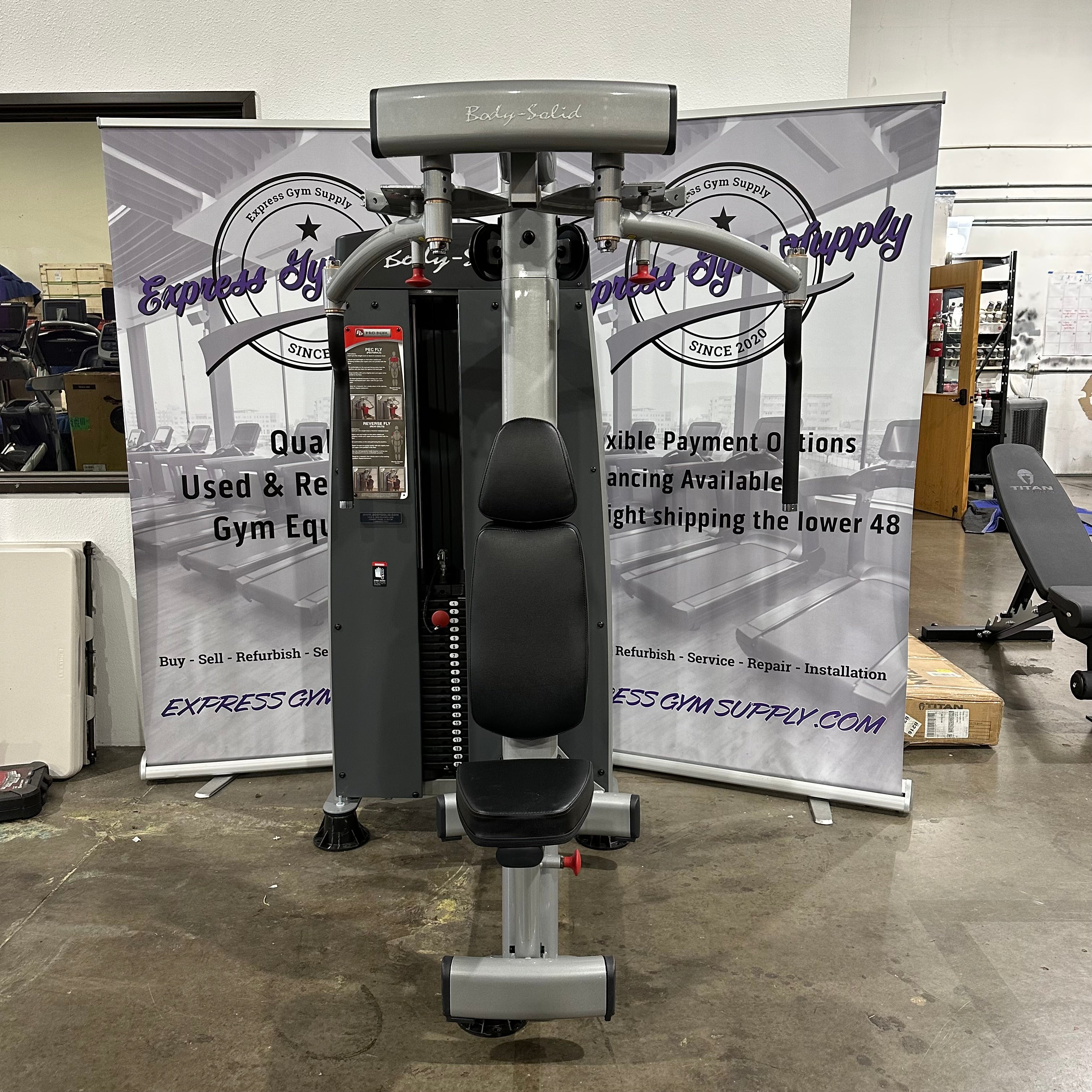 Used Body Solid Pro Dual Pec Deck