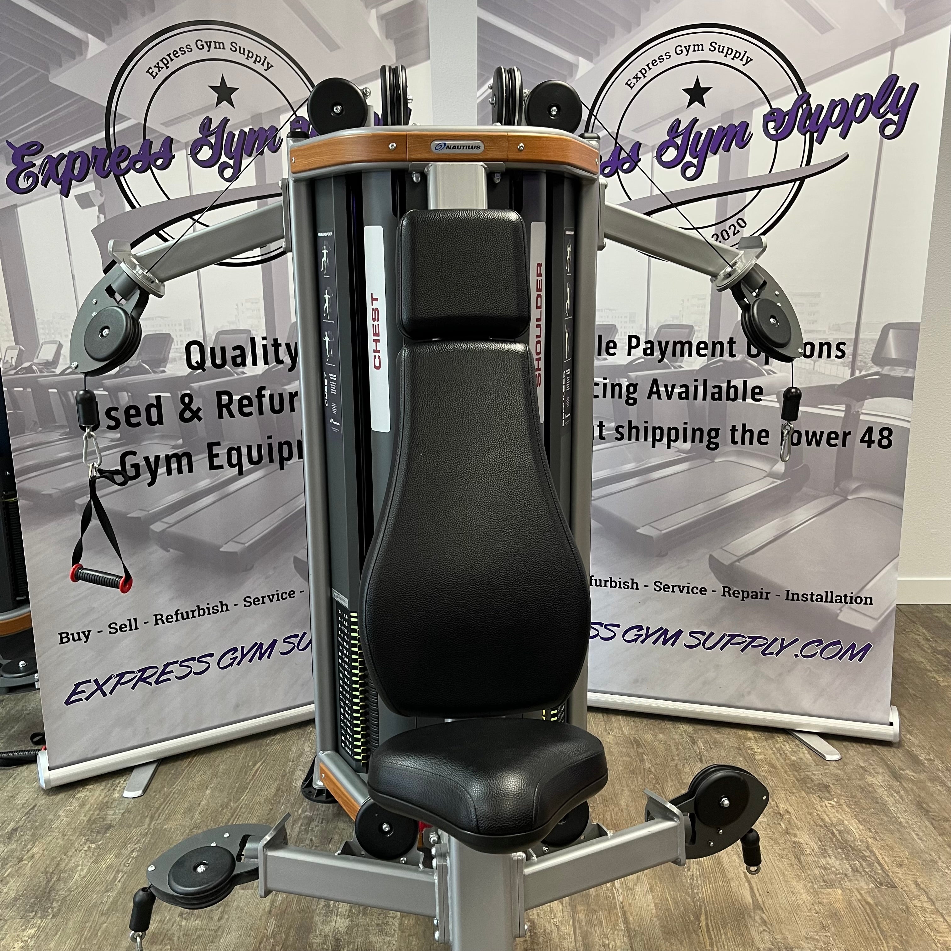 Used Nautilus Human Sport Shoulder and Chest