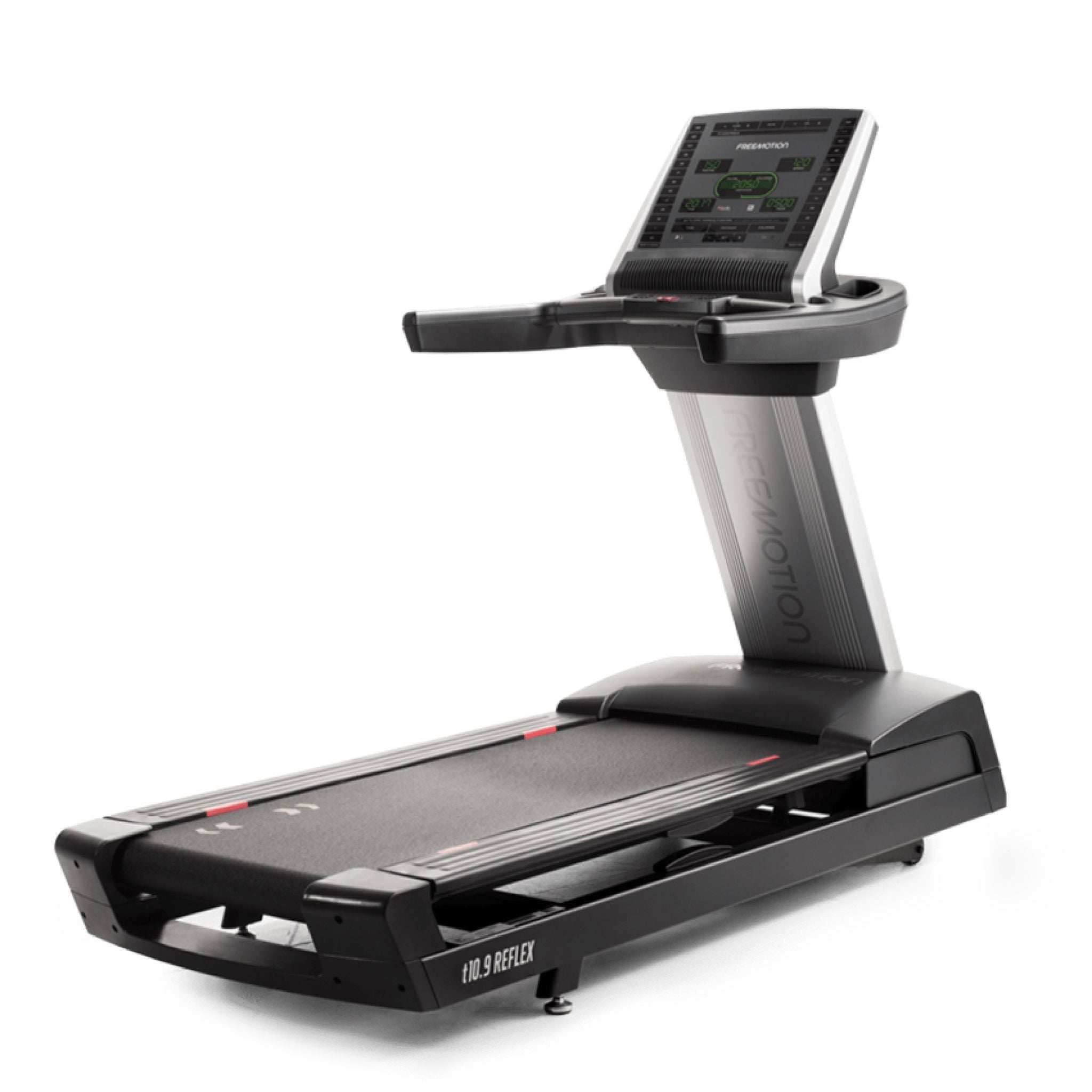 Front right view of the Freemotion Interval Reflex 10.7 Treadmill