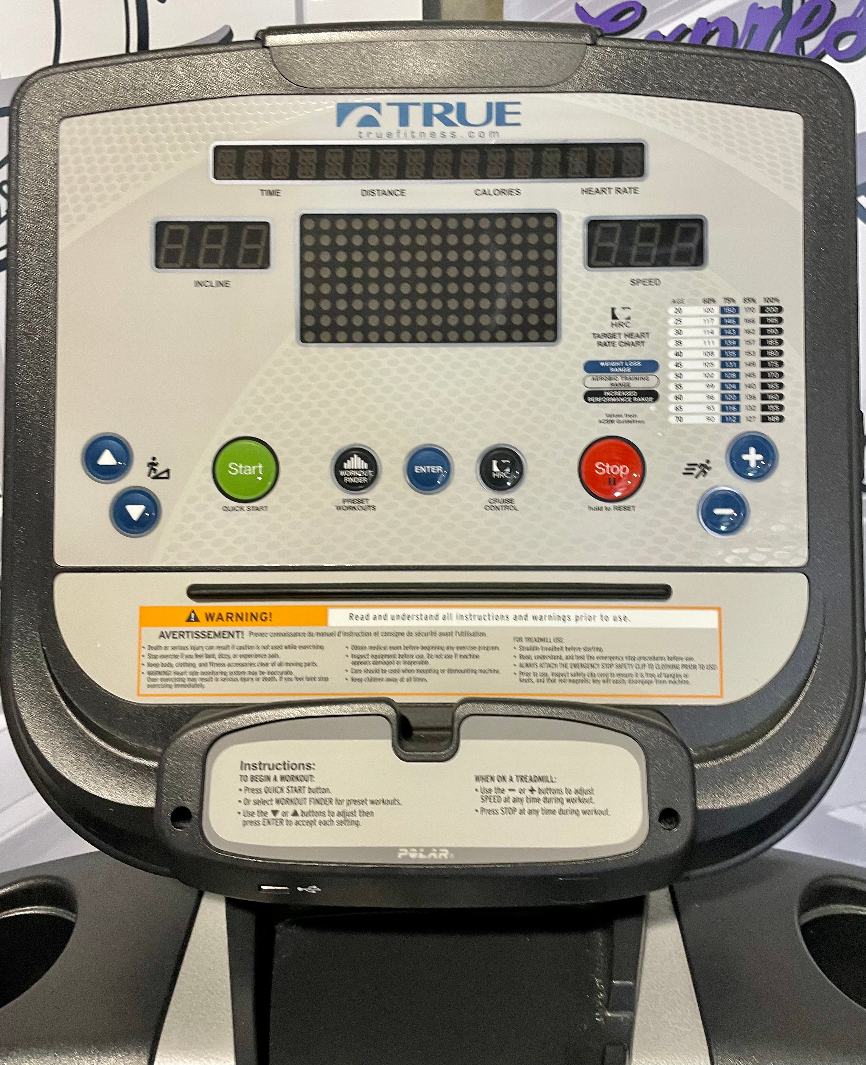 Used True Fitness TC400 Treadmill