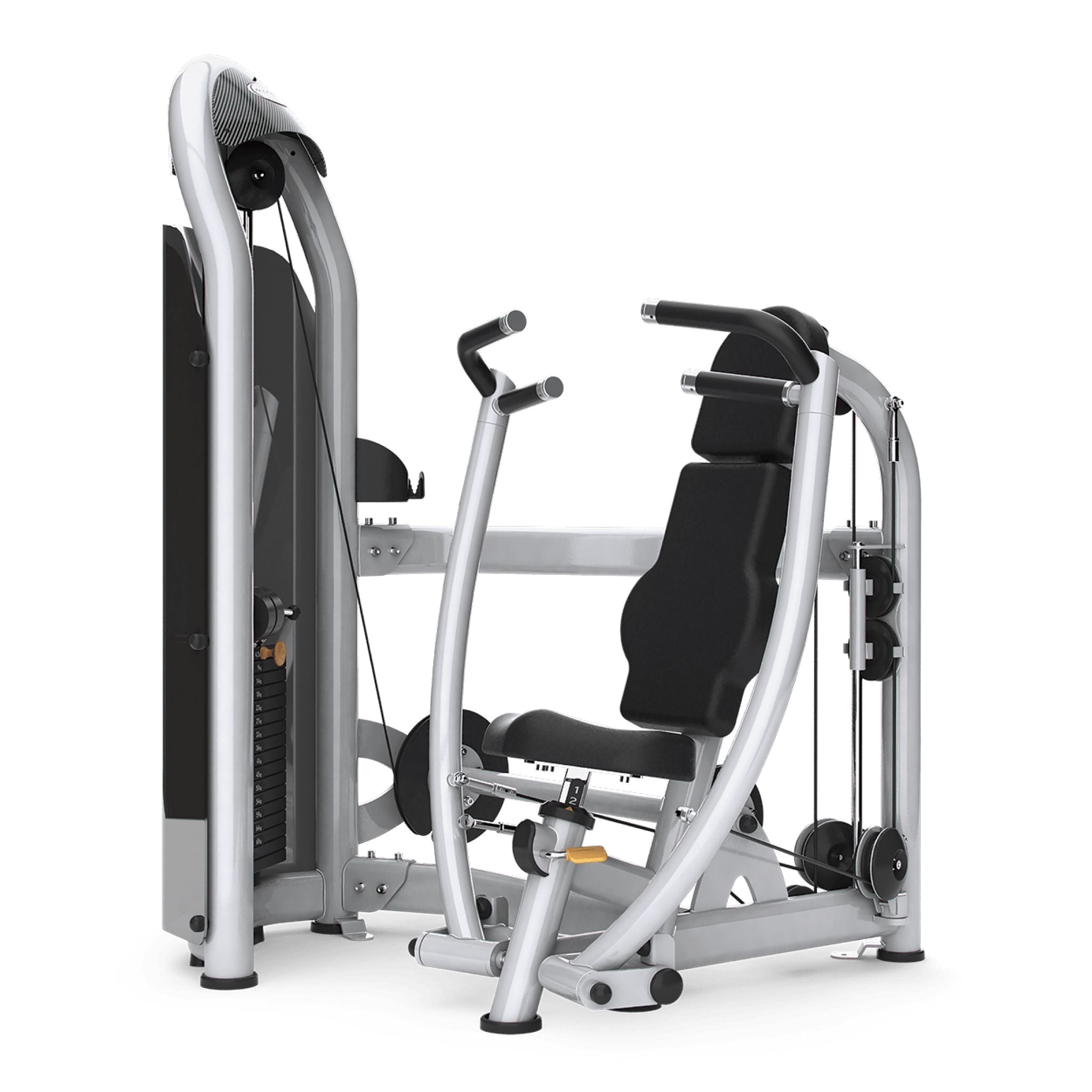 Front view of the Matrix G3 Converging Chest Press