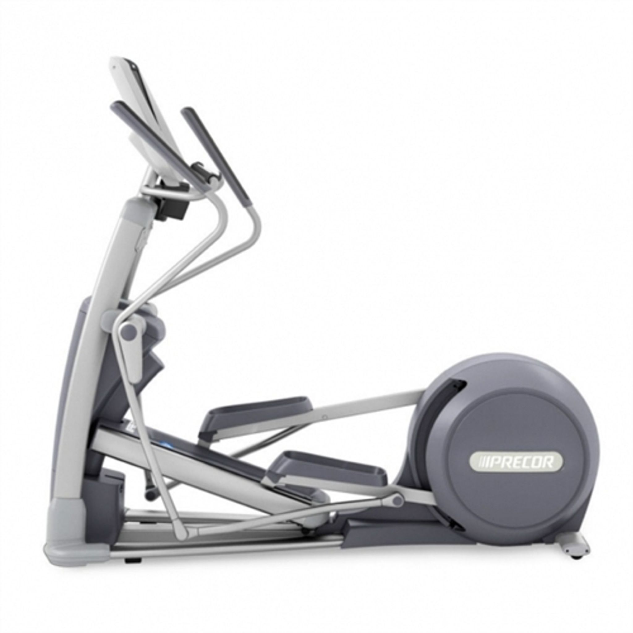 Lefthand view of the Precor EFX 885 Elliptical with p80 Console