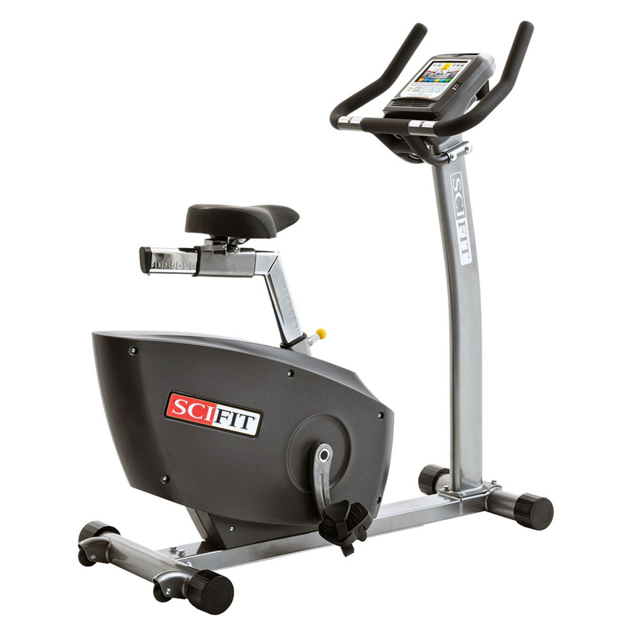 Back left view of the SciFit ISO7000 Upright Bike